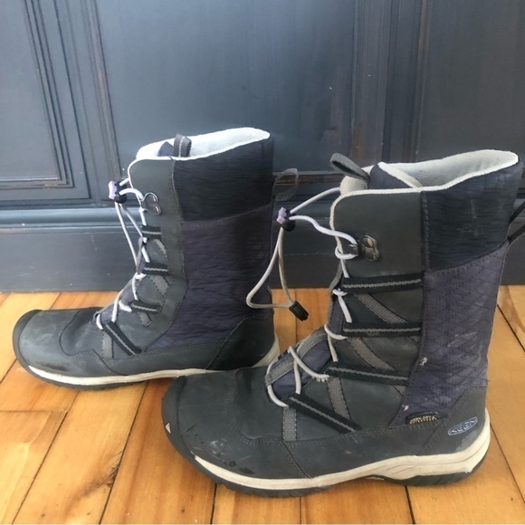 Keen Waterproof Quilted Winter Boots Size EU 35 - Picture 2 of 12